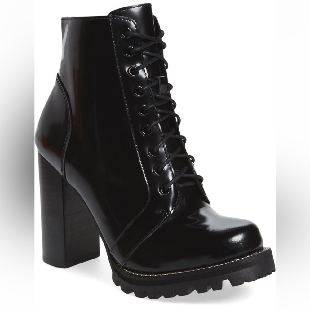 Jeffrey Campbell | Legion High Heel Combat Boots Black | 6.5